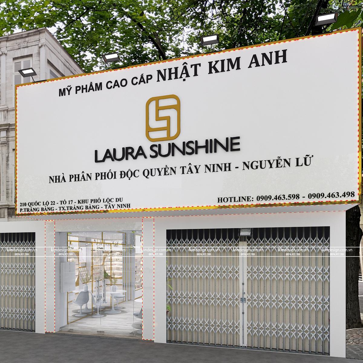 Thiết kế shop mỹ phẩm