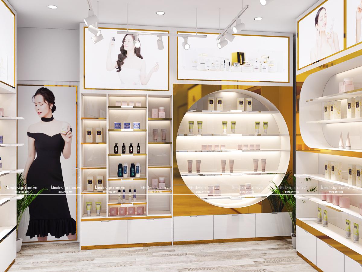 Thiết kế shop mỹ phẩm