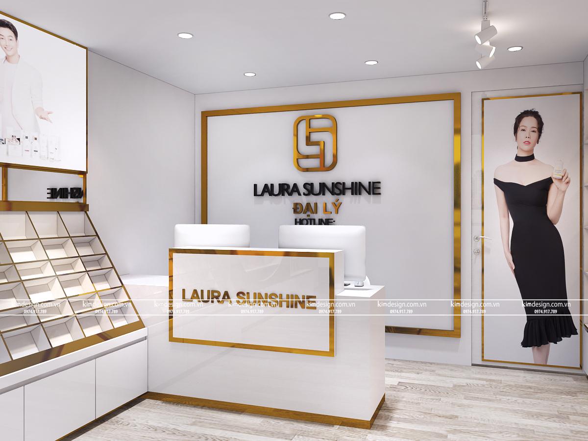 Thiết kế shop mỹ phẩm