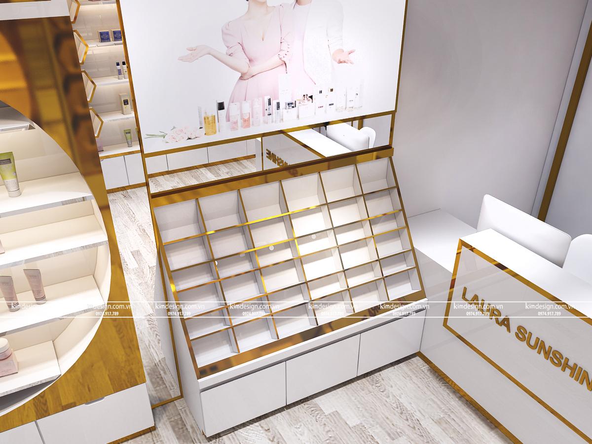 Thiết kế shop mỹ phẩm