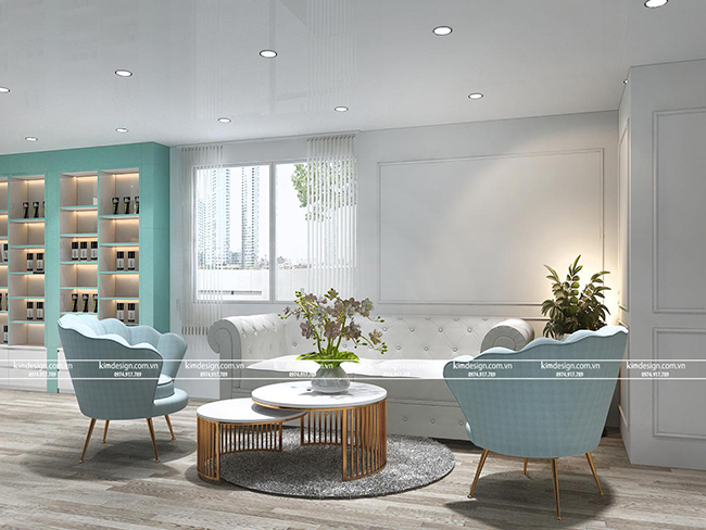 Thiết kế shop mỹ phẩm đẹp 
