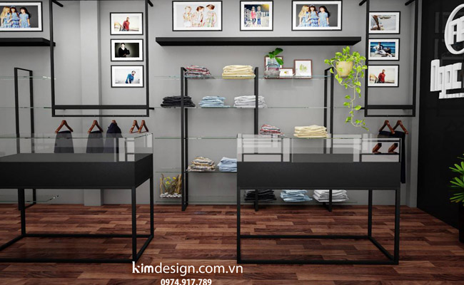 thiết kế shop thời trang diện tích nhỏ