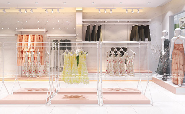 Thiết kế shop thời trang đơn giản Thiết kế shop thời trang đơn giản