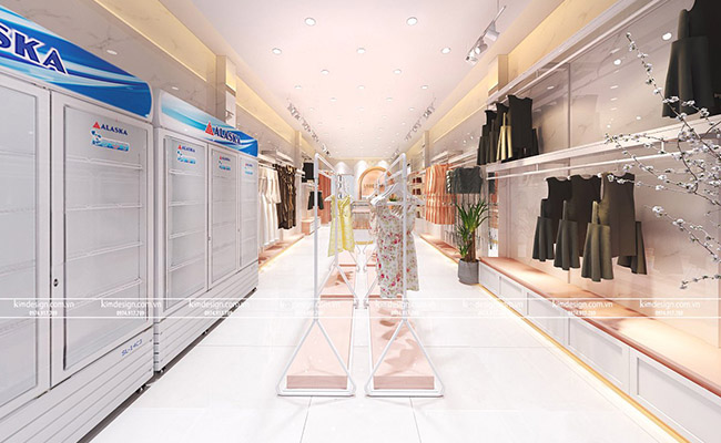 Thiết kế shop thời trang đơn giản Thiết kế shop thời trang đơn giản