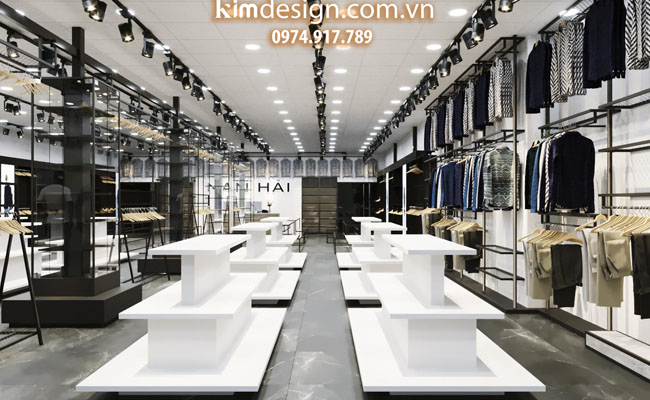 Thiết kế shop thời trang nam