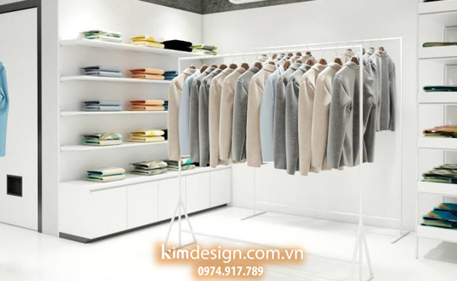 Thiết kế shop thời trang nam