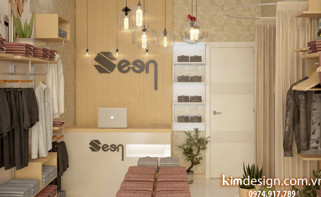 Thiết kế shop thời trang nam