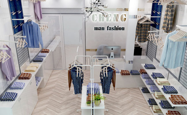 thiết kế shop thời trang nam thiết kế shop thời trang nam
