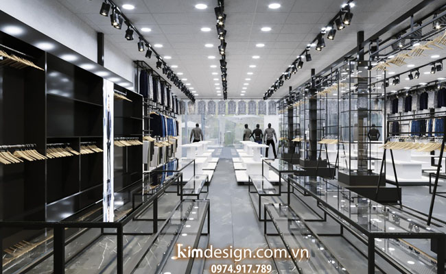 Thiết kế shop thời trang nam