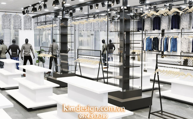 Thiết kế shop thời trang nam 