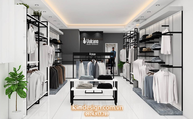 Thiết kế shop thời trang nam đẹp