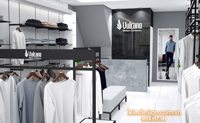 Thiết kế shop thời trang nam đẹp