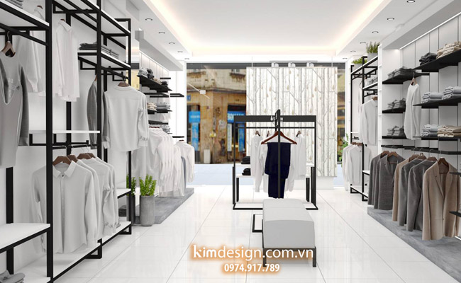 Thiết kế shop thời trang nam đẹp