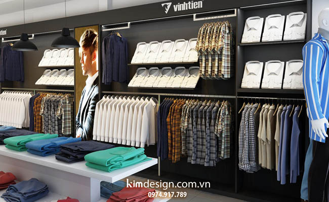 Thiết kế shop thời trang nam đẹp Thiết kế shop thời trang nam đẹp