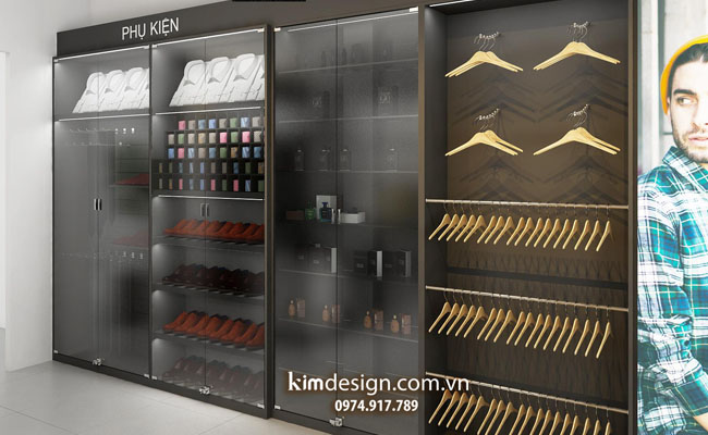 Thiết kế shop thời trang nam đẹp Thiết kế shop thời trang nam đẹp