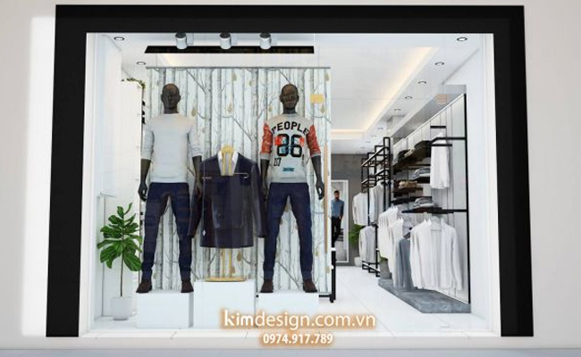 Thiết kế shop thời trang nam đẹp