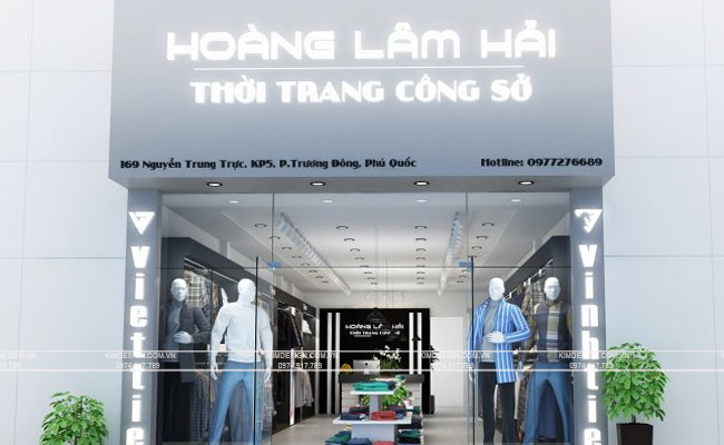 Thiết kế shop thời trang nam đẹp Thiết kế shop thời trang nam đẹp