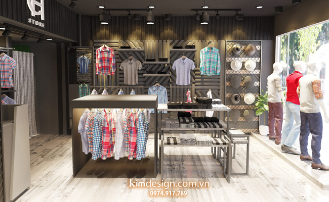 Thiết kế shop thời trang nhỏ