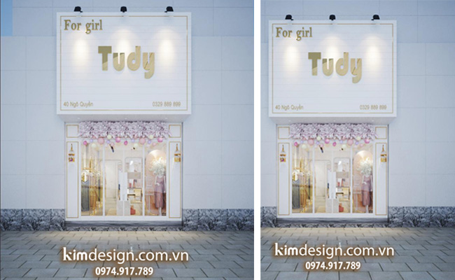 Thiết kế shop thời trang nữ