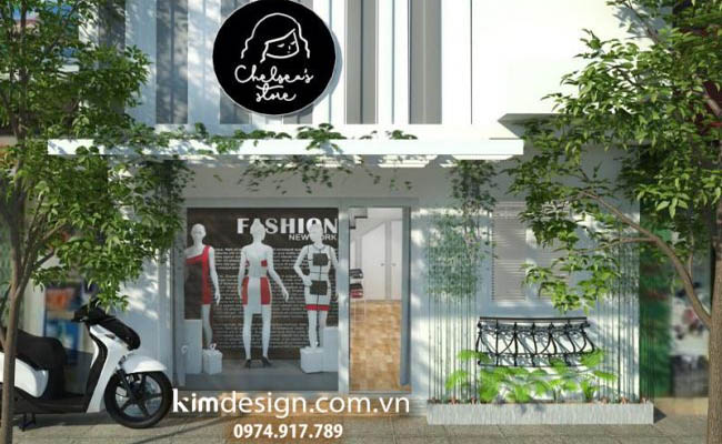 Thiết kế shop thời trang nữ đẹp Thiết kế shop thời trang nữ đẹp