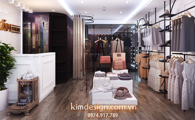 Thiết kế shop thời trang nữ đẹp