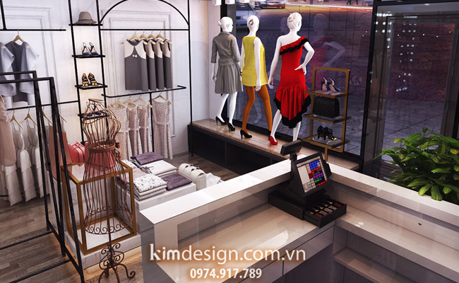 Thiết kế shop thời trang nữ đẹp