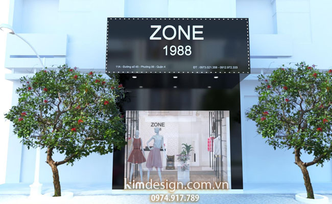 Thiết kế shop thời trang nữ đẹp