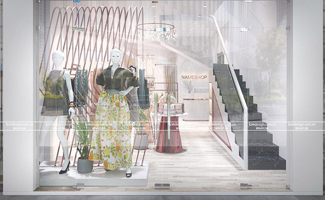 Thiết kế shop thời trang nữ