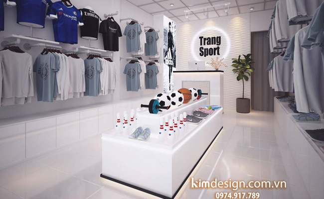 thiết kế shop thời trang thể thao thiết kế shop thời trang thể thao