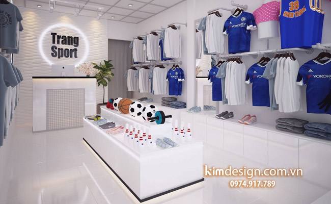 thiết kế shop thời trang thể thao thiết kế shop thời trang thể thao