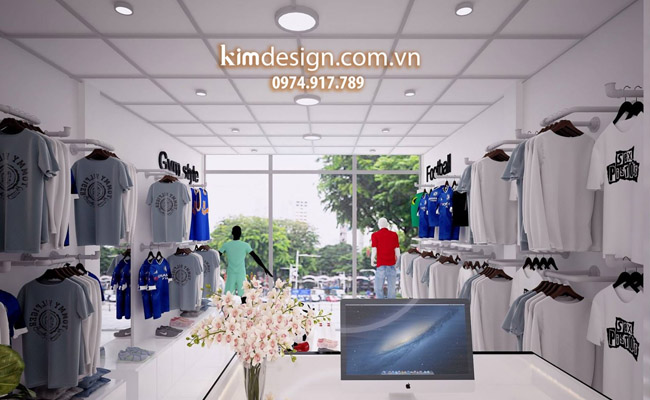 thiết kế shop thời trang thể thao thiết kế shop thời trang thể thao