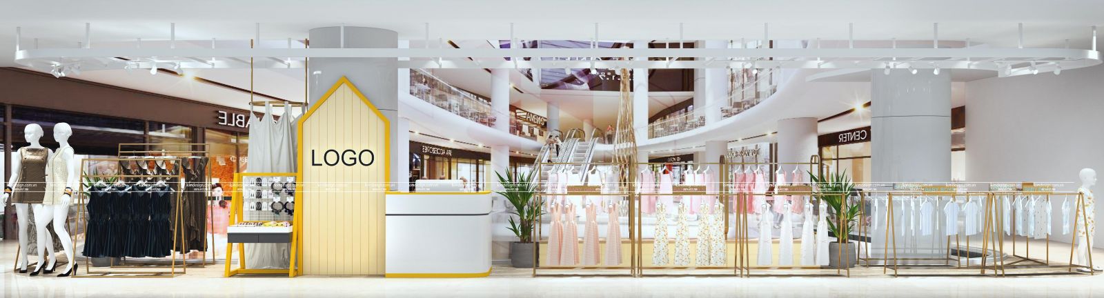 Thiết kế shop thời trang trẻ em đẹp