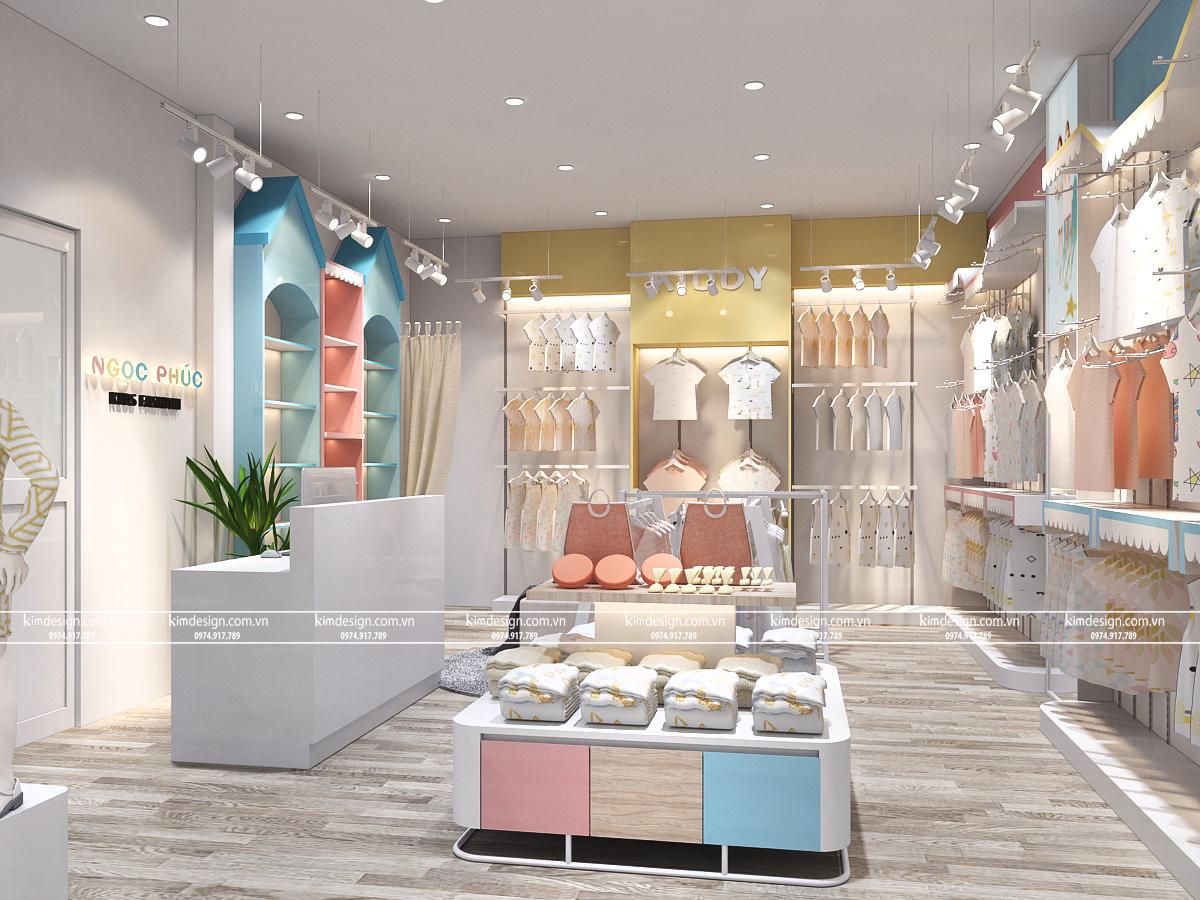 Thiết kế shop thời trang trẻ em
