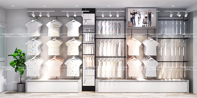 Thiết kế shop thời trang trẻ em đẹp