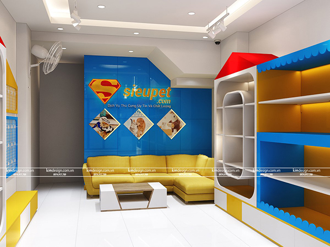 Thiết kế shop thú cưng đẹp