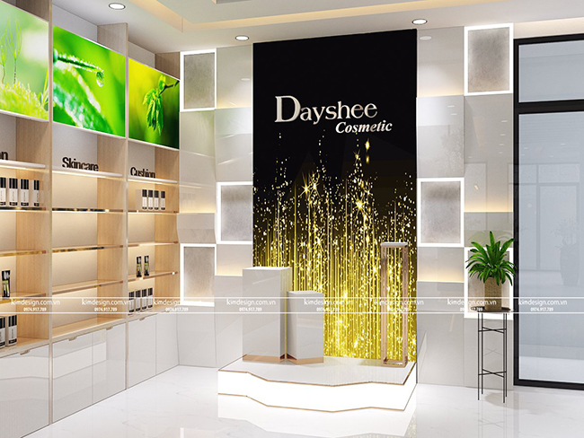 Thiết kế showroom mỹ phẩm đẹp 