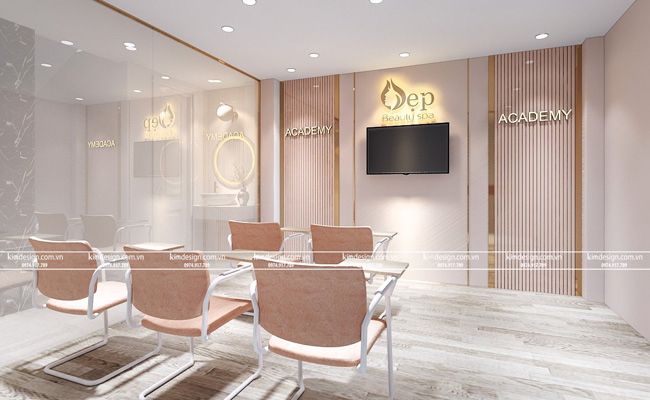 Thiết kế spa có phòng tư vấn cho quý khách hàng 