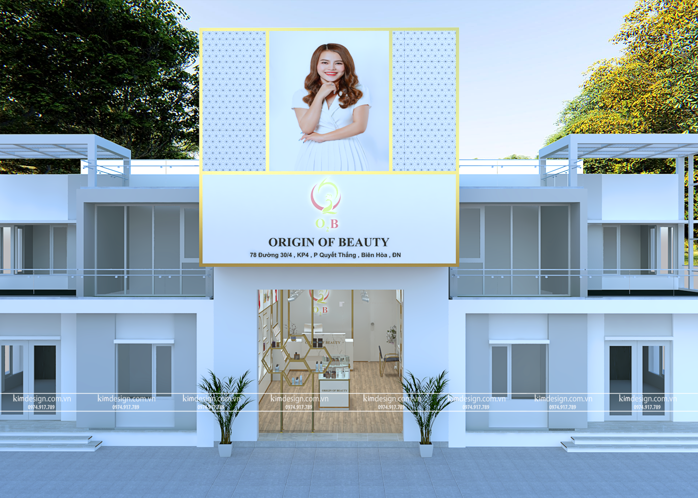 Thiết kế shop mỹ phẩm Thiết kế shop mỹ phẩm