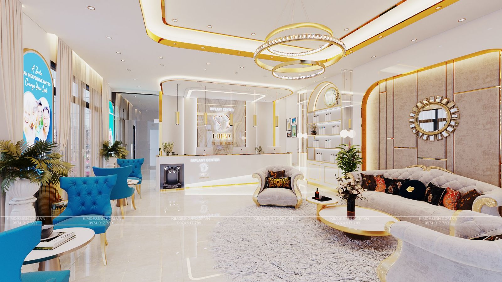 Chiêm ngưỡng mẫu thiết kế phòng khám nha khoa sang trọng_ ANH TÙNG